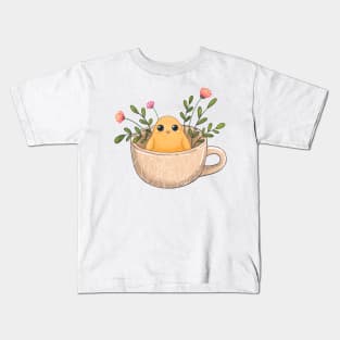 Bird in a cup Kids T-Shirt